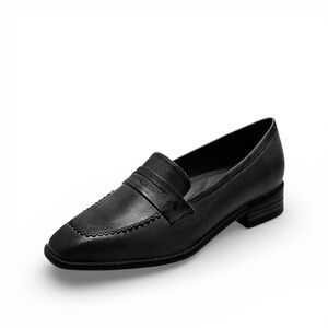 Mona Flying Top Leather Square Toe Penny Loafer Dress Shoes 8.5 women / 7 men